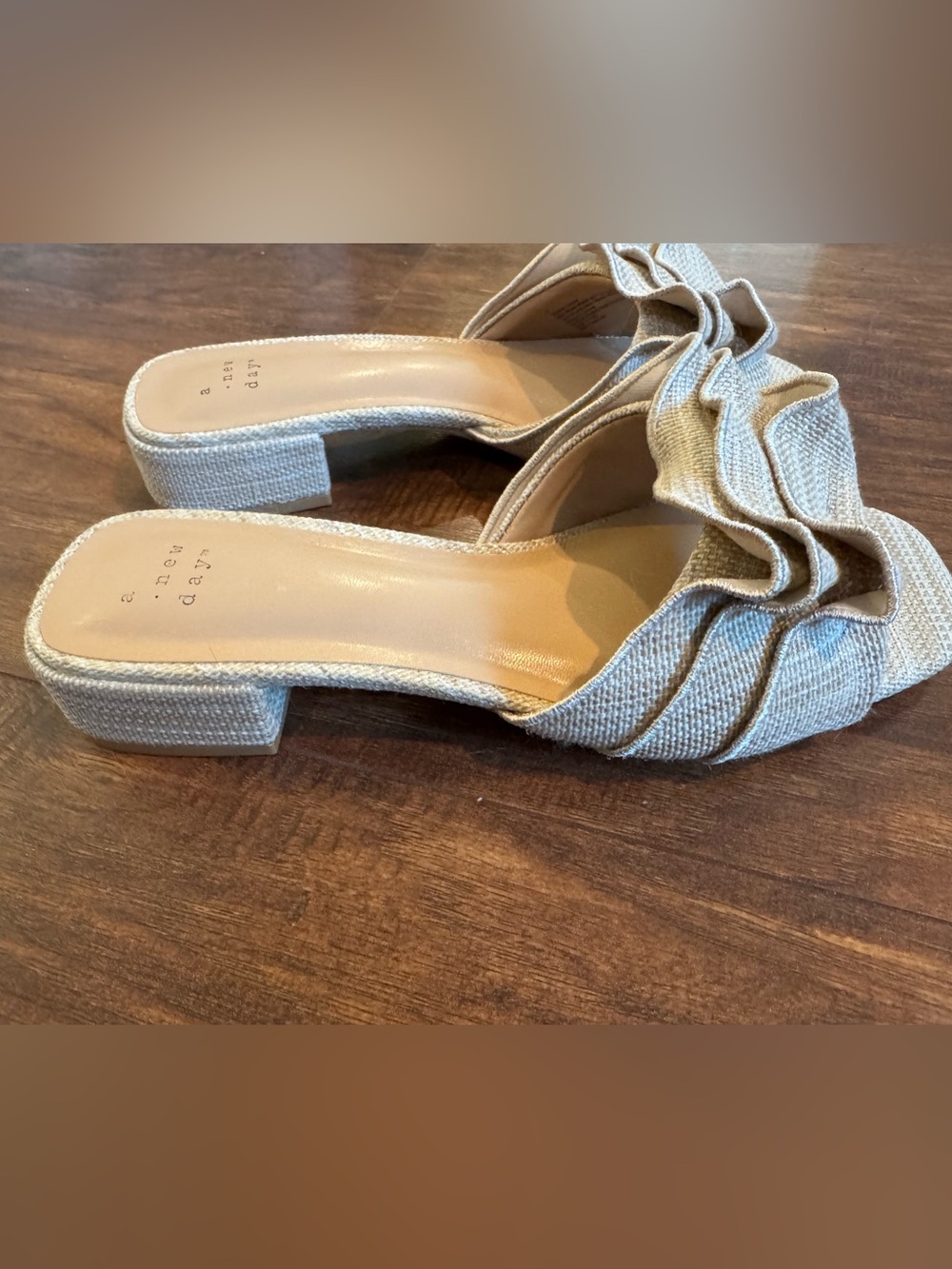 A New Day Cream Ruffle Sandals - Picture 5 of 8